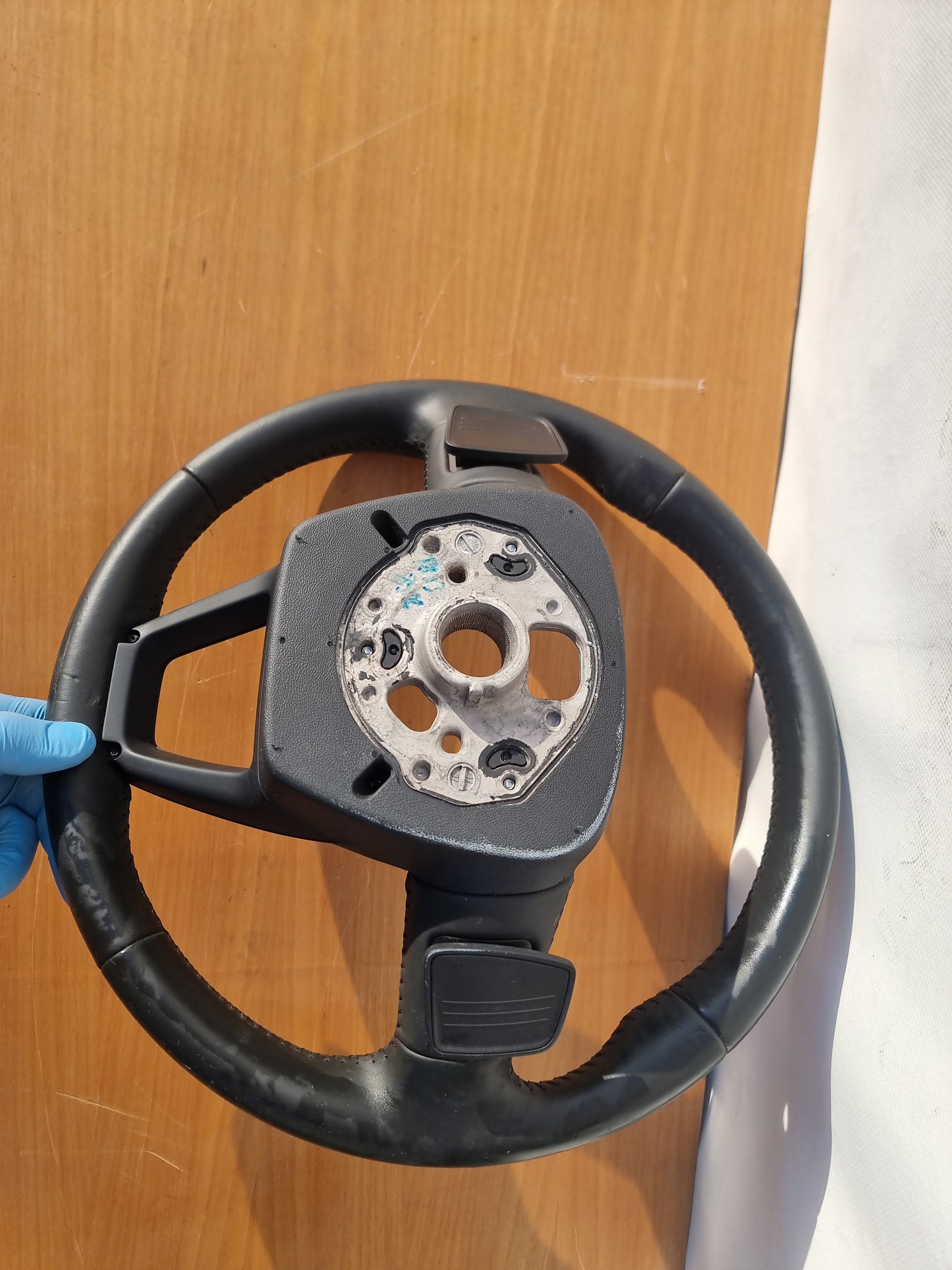 VOLANTE STERZO IN PELLE CON PALETTE CAMBIO AUDI A4 A6 A7 B6 2017 - 2022