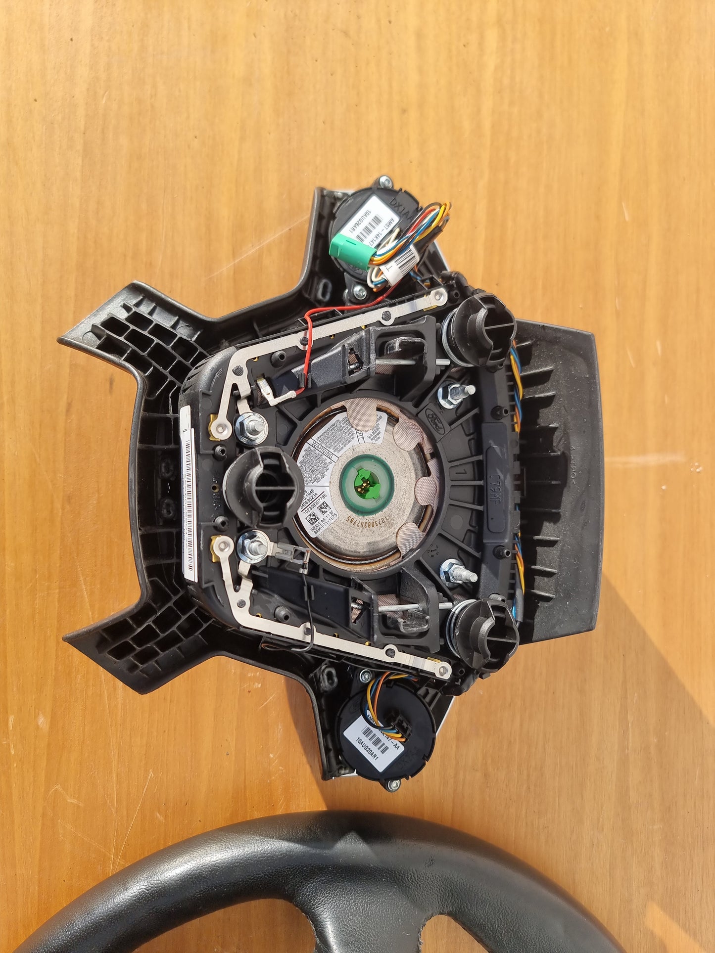 VOLANTE IN PELLE USATO COMPLETO DI AIRBAG FORD C-MAX 2010 - 2019