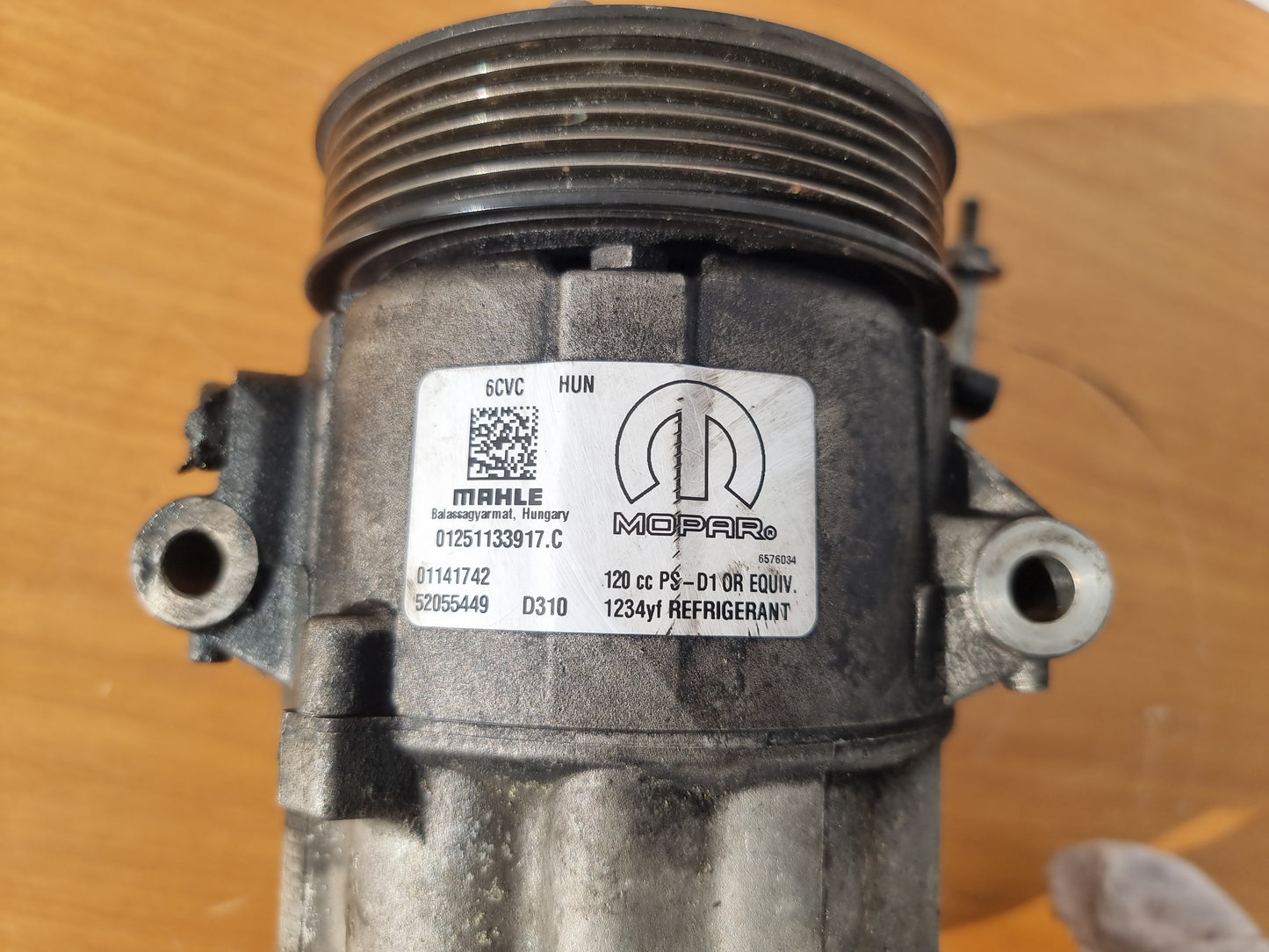 OEM 52055449 COMPRESSORE ORIGINALE AC CLIMA FIAT 500X (334)(2014 - 2024) 1.3 MULTIJET