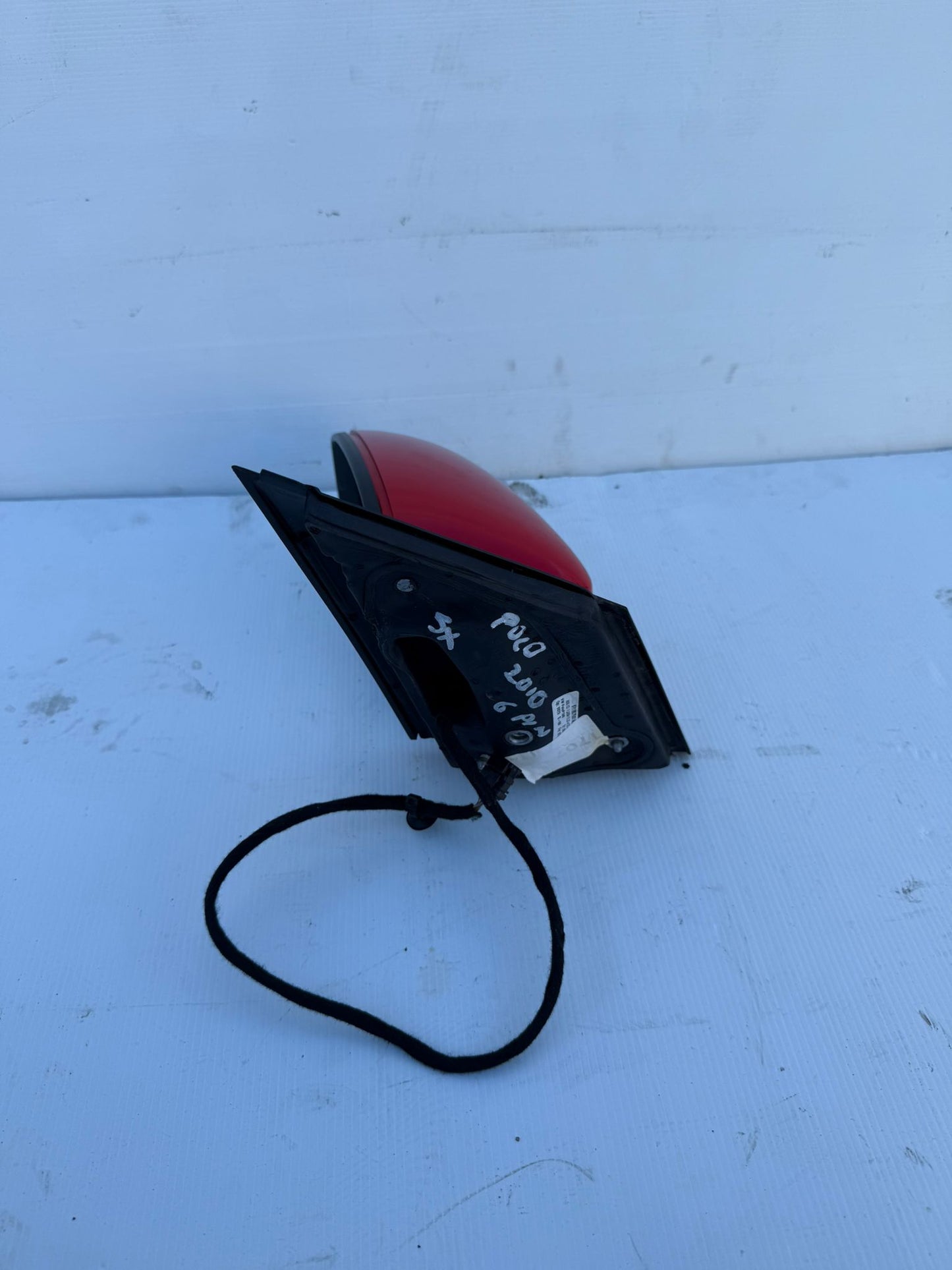 SPECCHIETTO RETROVISORE SINISTRO ORIGINALE USATO VOLKSWAGEN POLO 6R 2009 - 2017