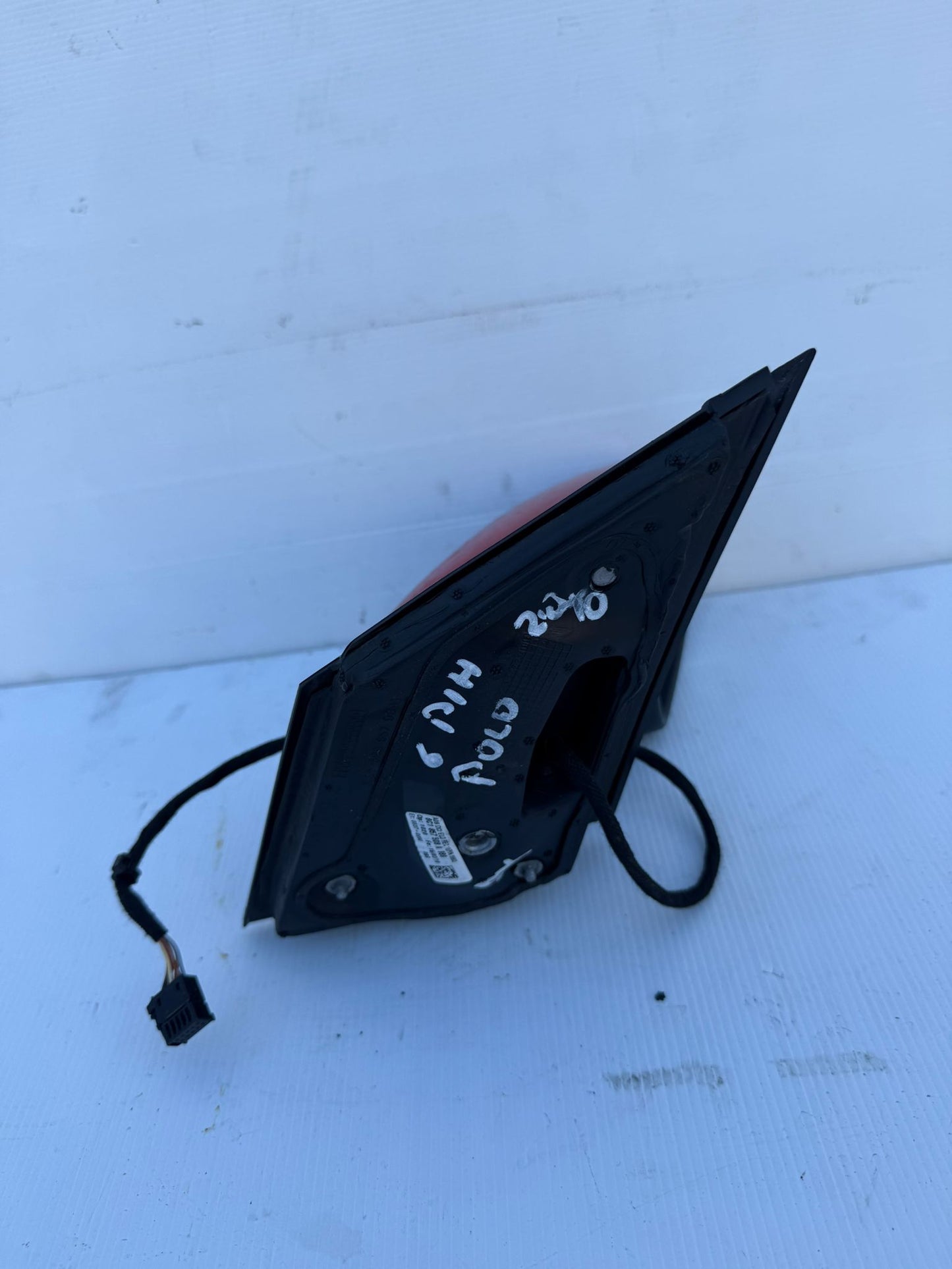 SPECCHIETTO RETROVISORE DESTRO ORIGINALE USATO VOLKSWAGEN POLO 6R 2009 - 2017