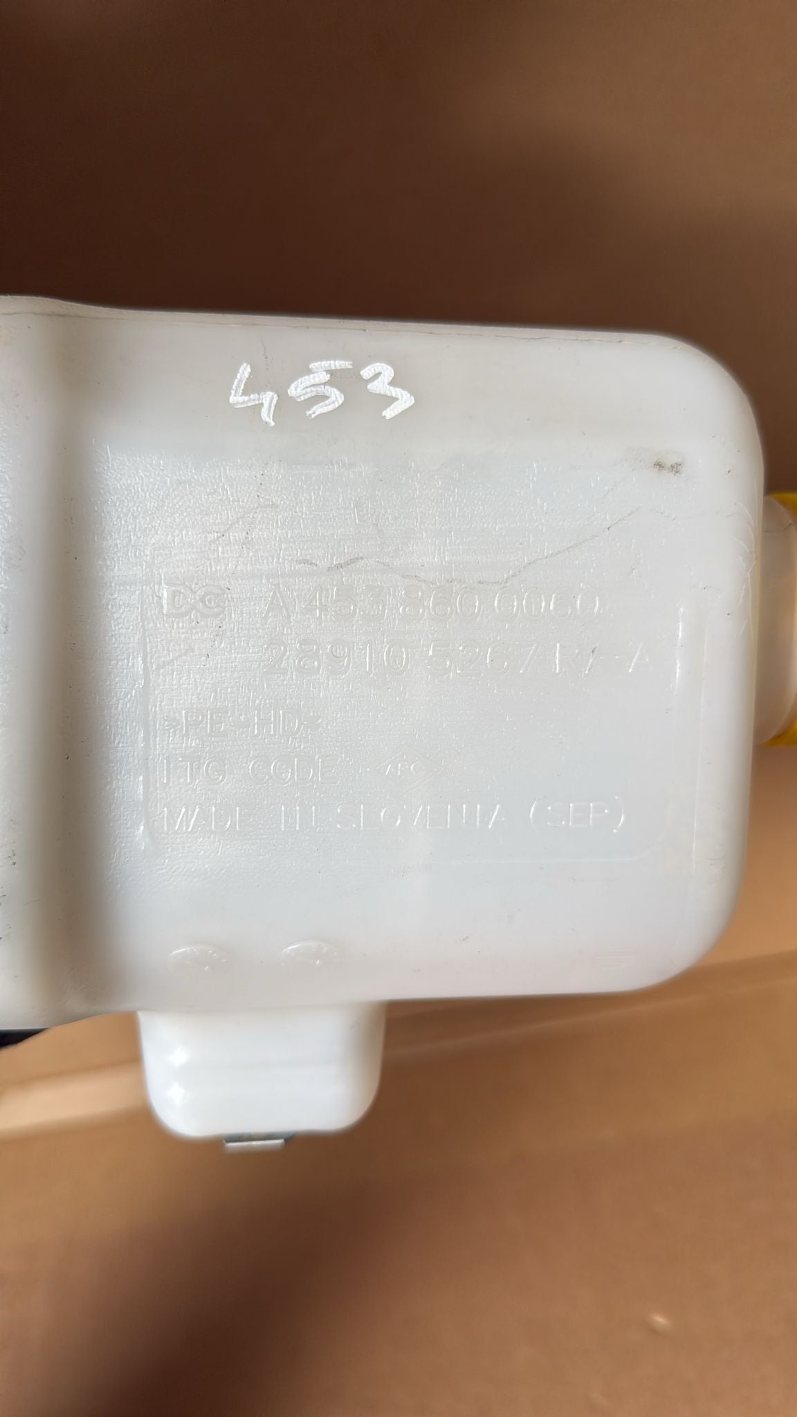 SERBATOIO VASCHETTA LIQUIDO TERGICRISTALLO SMART FORFOUR (453) 1.0 ORIGINALE USATO