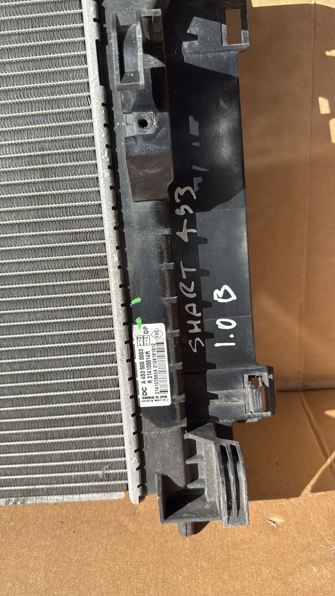 A4535000003 RADIATORE ACQUA SMART FORTWO 453 1.0 BENZINA 2014 - 2025