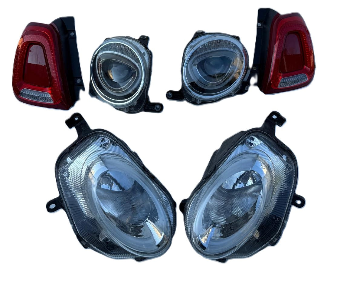 KIT FARI ANTERIORI / POSTERIORI FIAT 500 RESTAYLING 2008-2021