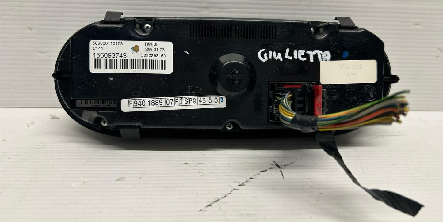 COMANDI CLIMA RISCALDAMENTO MANUALE ALFA ROMEO GIULIETTA 2010-2020