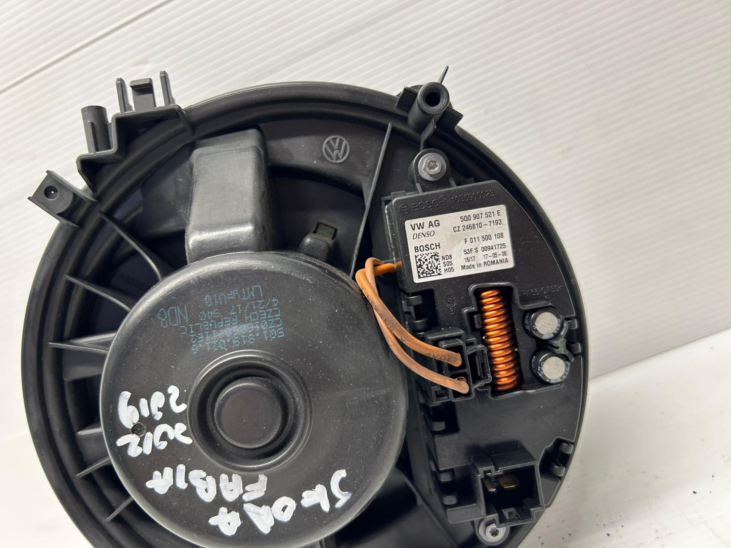 VENTOLA ABITACOLO VOLKSWAGEN/SKODA FABIA DIESEL 12-19 CODICE:F011500108