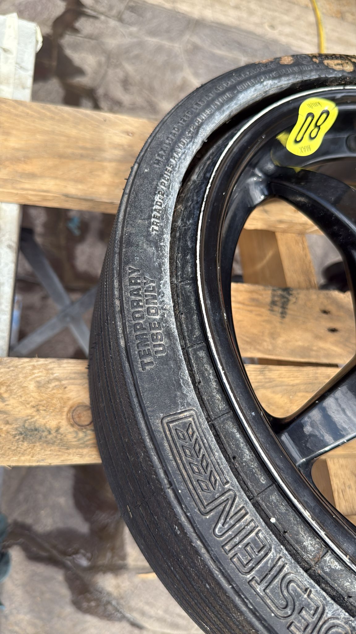 RUOTINO DI SCORTA MERCEDES SLK 2010> MISURA:165-15