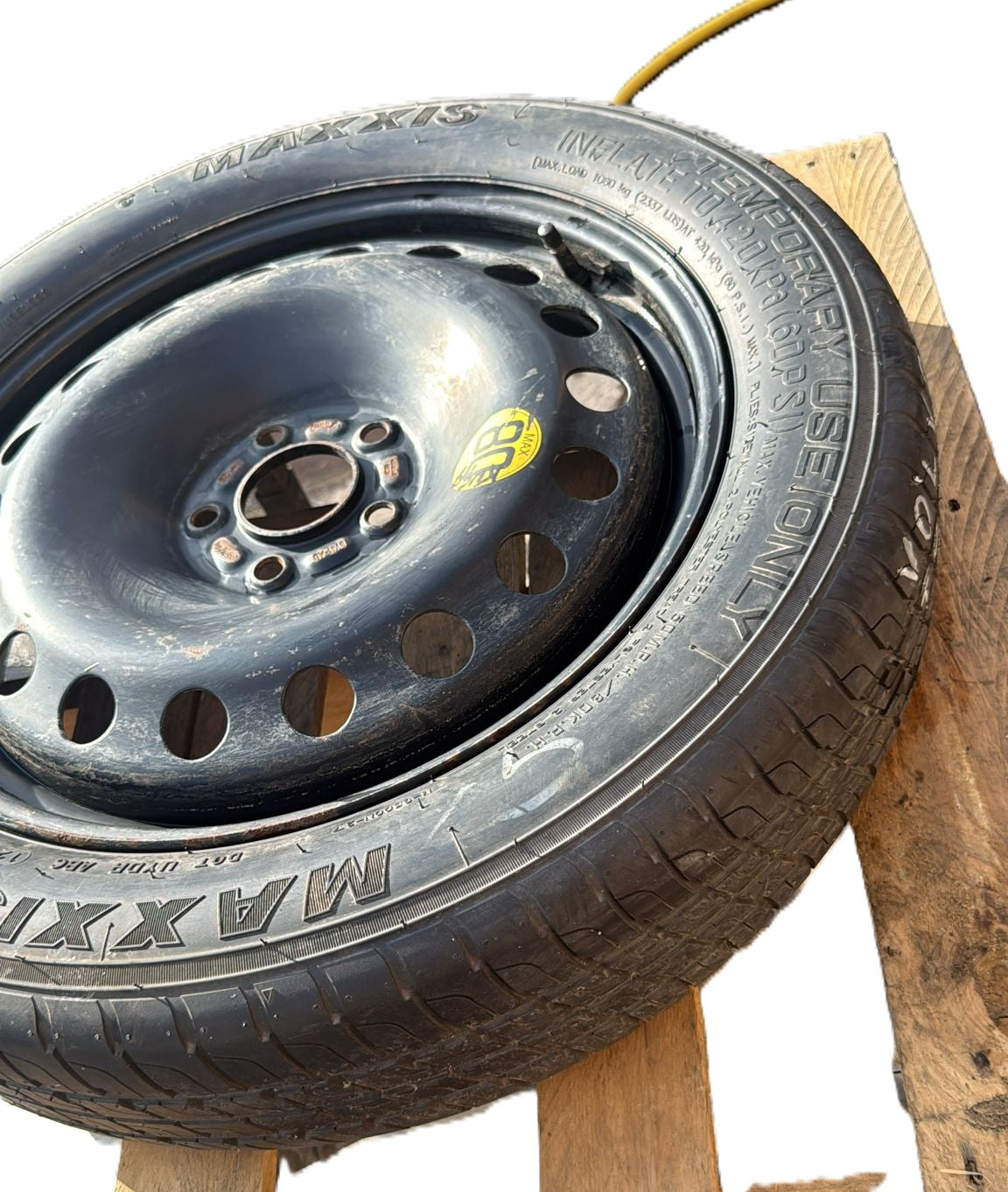 RUOTINO DI SCORTA VOLVO XC \FORD KUGA MISURA:T155/70R17 5 FORI