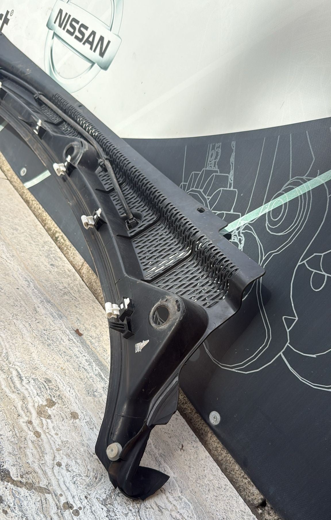 GRIGLIA SOTTOPARABREZZA LANCIA YPSILON 2012-2022 COD: 735479606