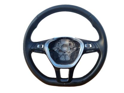 VOLANTE STERZO IN PELLE ORIGINALE USATO CON COMANDI VOLKSWAGEN GOLF 7 2012 - 2019
