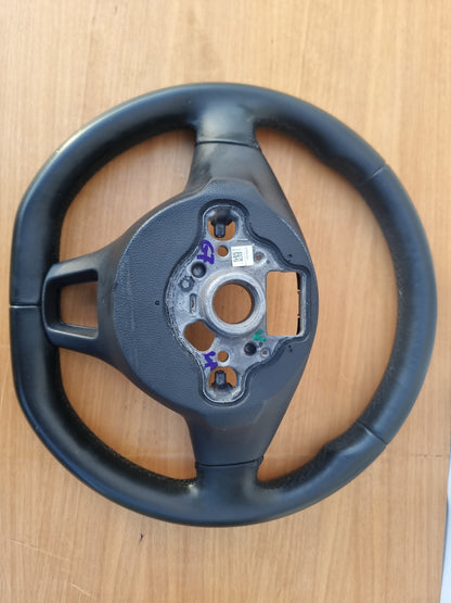 VOLANTE STERZO IN PELLE ORIGINALE USATO CON COMANDI VOLKSWAGEN GOLF 7 2012 - 2019