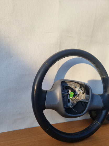 VOLANTE STERZO IN PELLE ORIGINALE USATO COMPLETO DI AIRBAG SMART FORTWO 451 2007 - 2015