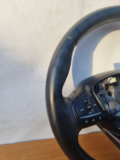 VOLANTE STERZO IN PELLE ORIGINALE USATO CON COMANDI FORD FIESTA VII 2017 - 2024