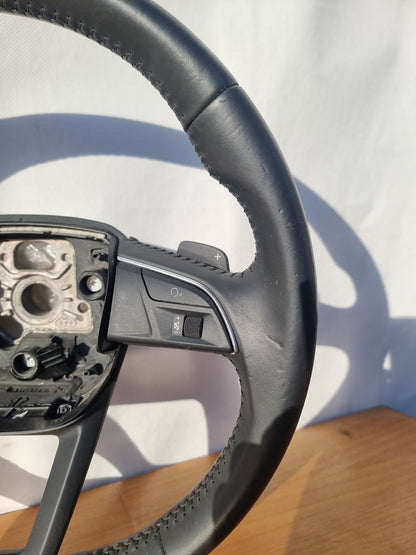 VOLANTE STERZO IN PELLE CON PALETTE CAMBIO AUDI A4 A6 A7 B6 2017 - 2022