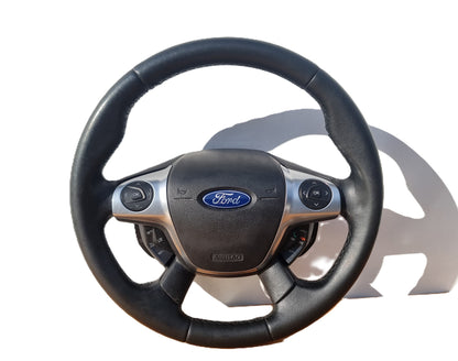 VOLANTE IN PELLE USATO COMPLETO DI AIRBAG FORD C-MAX 2010 - 2019