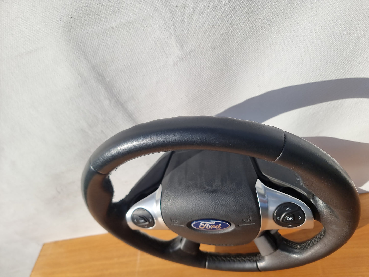 VOLANTE IN PELLE USATO COMPLETO DI AIRBAG FORD C-MAX 2010 - 2019