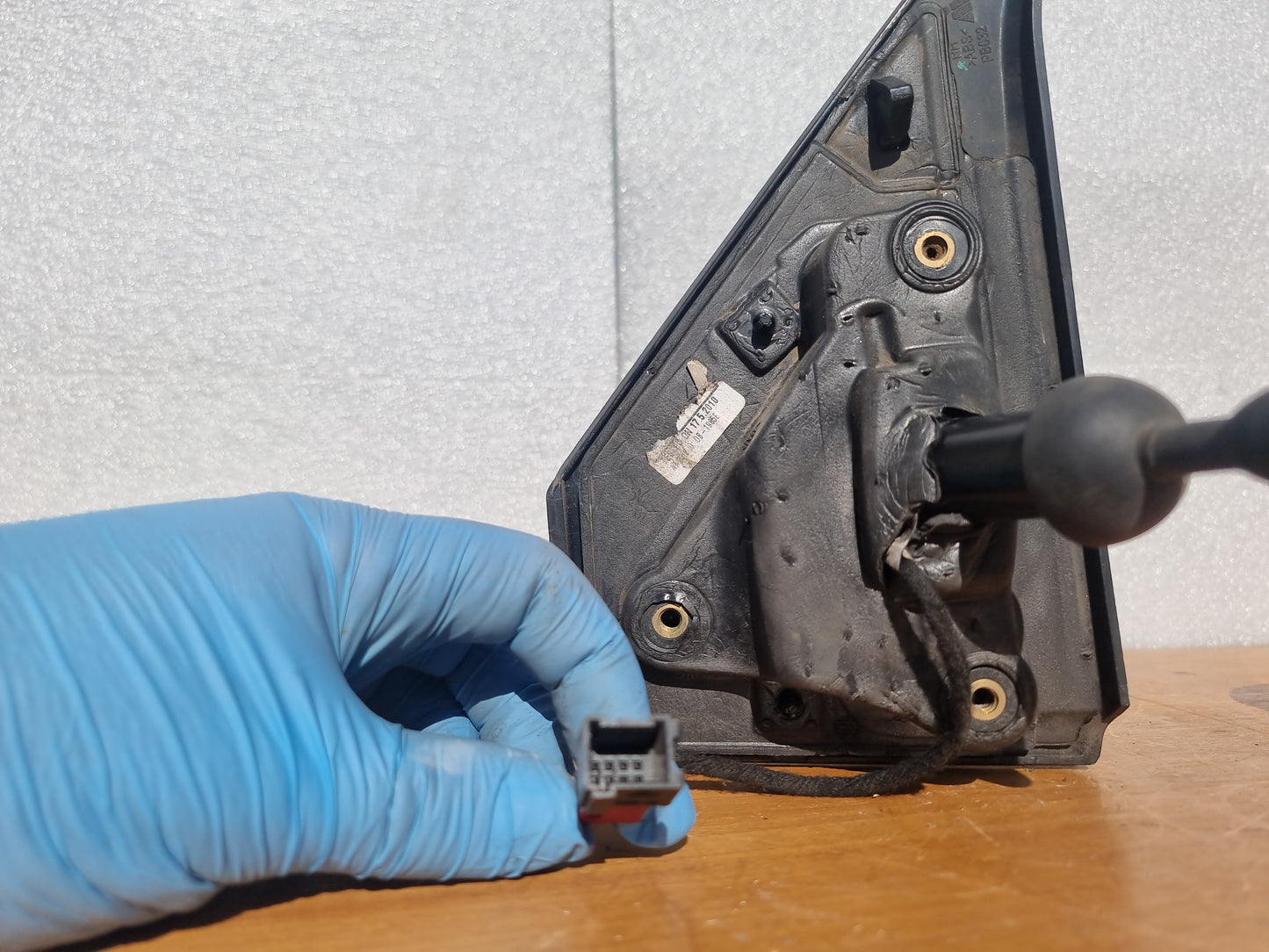 SPECCHIETTO RETROVISORE ORIGINALE USATO FIAT DOBLO' 2010 - 2015