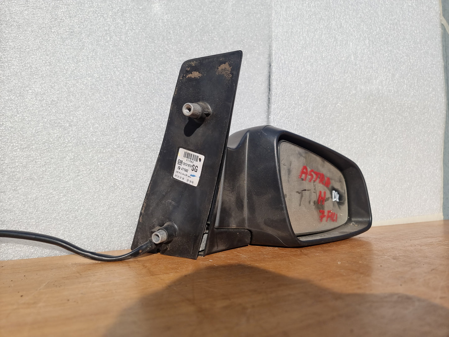 SPECCHIETTO RETROVISORE ORIGINALE USATO OPEL ASTRA NOTCHBACK (Coda Spiovente)