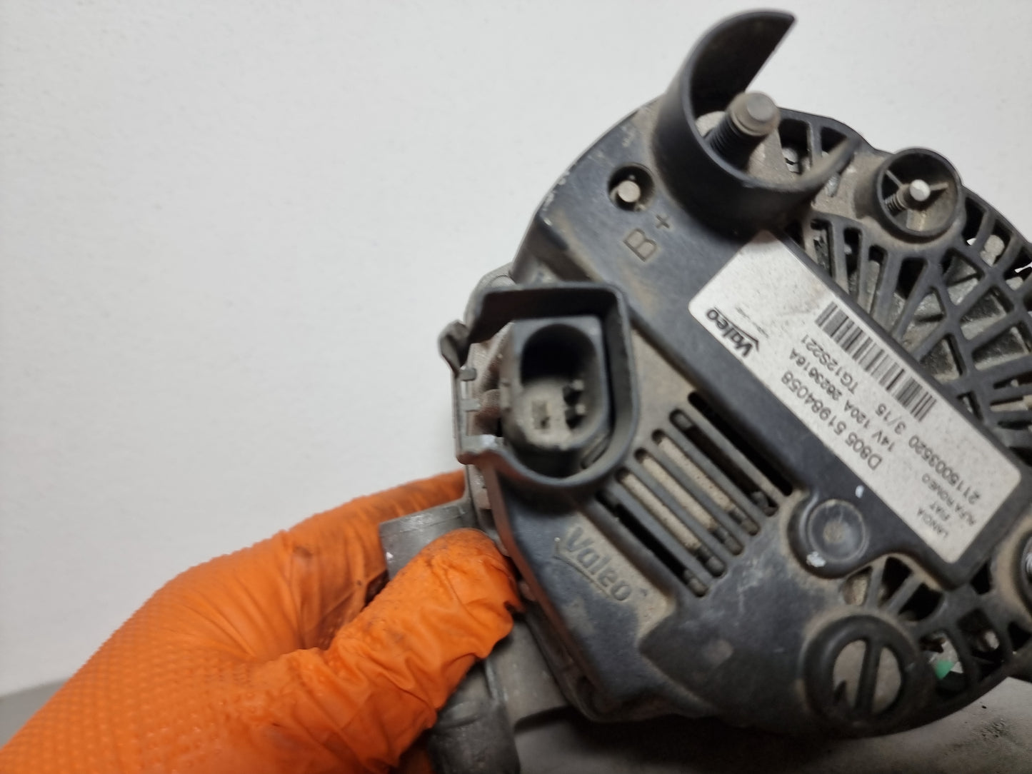 ALTERNATORE ORIGINALE USATO VALEO 51984058 FIAT ALFA LANCIA 1.3 MULTIJET (DAL 2006)