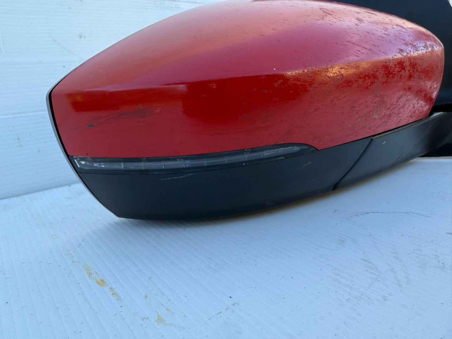 SPECCHIETTO RETROVISORE DESTRO ORIGINALE USATO VOLKSWAGEN POLO 6R 2009 - 2017