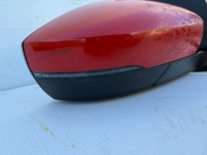 SPECCHIETTO RETROVISORE DESTRO ORIGINALE USATO VOLKSWAGEN POLO 6R 2009 - 2017