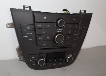 COMANDI CLIMA E AUTORADIO OPEL INSIGNIA ORIGINALE USATO 2008-2017