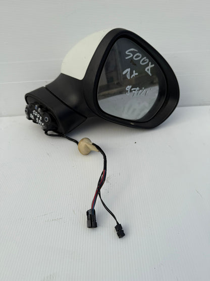 SPECCHIETTO RETROVISORE ORIGINALE USATO Fiat 500X 2014 - 2024 7+2 PIN