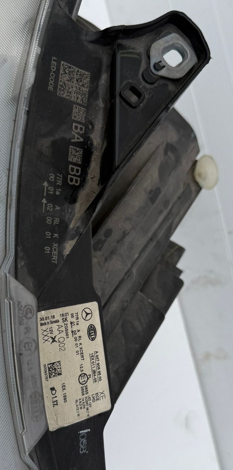 FARO PROIETTORE ANTERIORE DESTRO MERCEDES BENZ CLASSE V W447 2019 - 2023