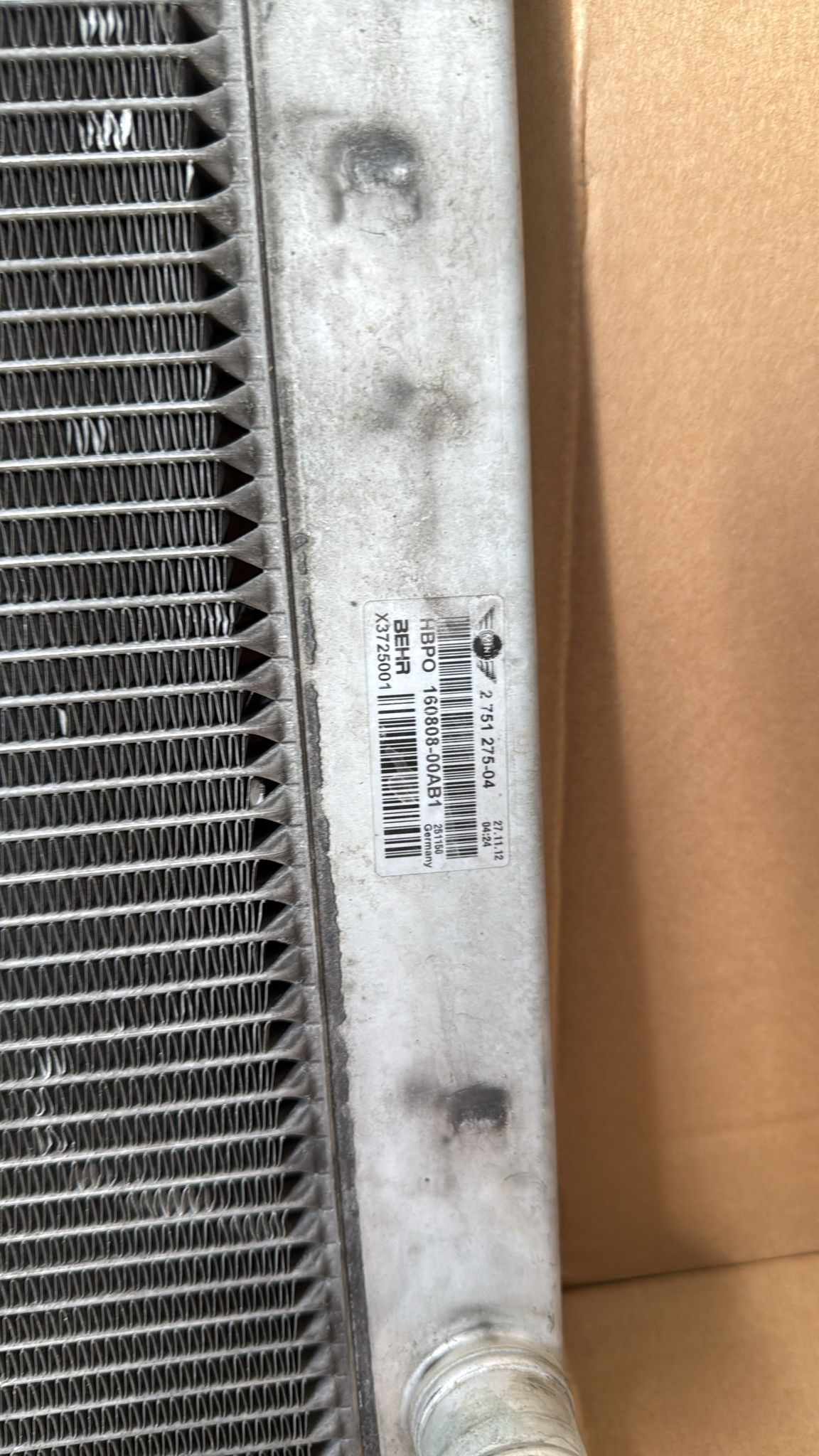 RADIATORE ACQUA ORIGINALE USATO  MINI COUNTRYMAN  275127504 2010-2025