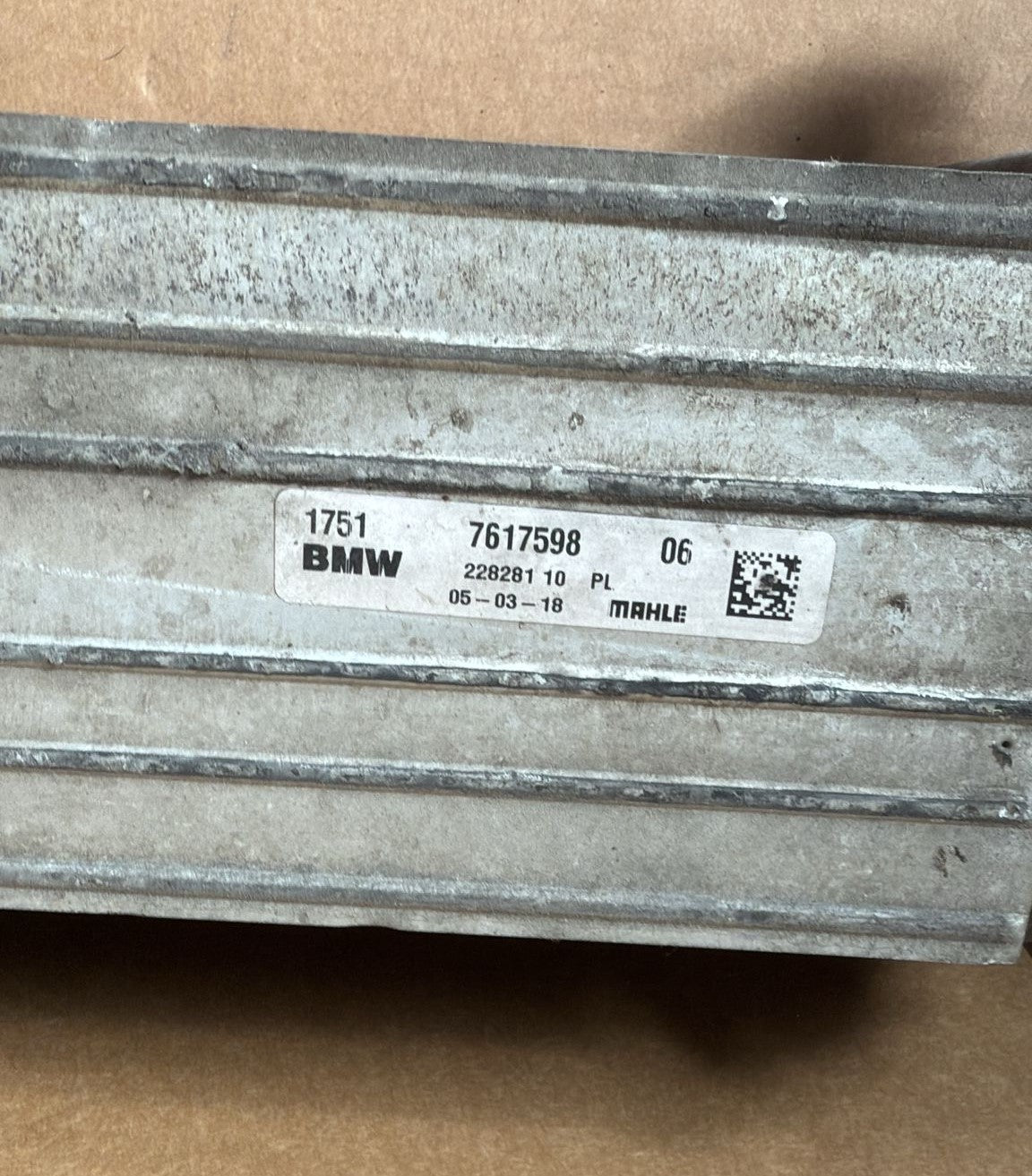 RADIATORE INTERCOOLER BMW X1 F48 F49 2015-2022 7617598