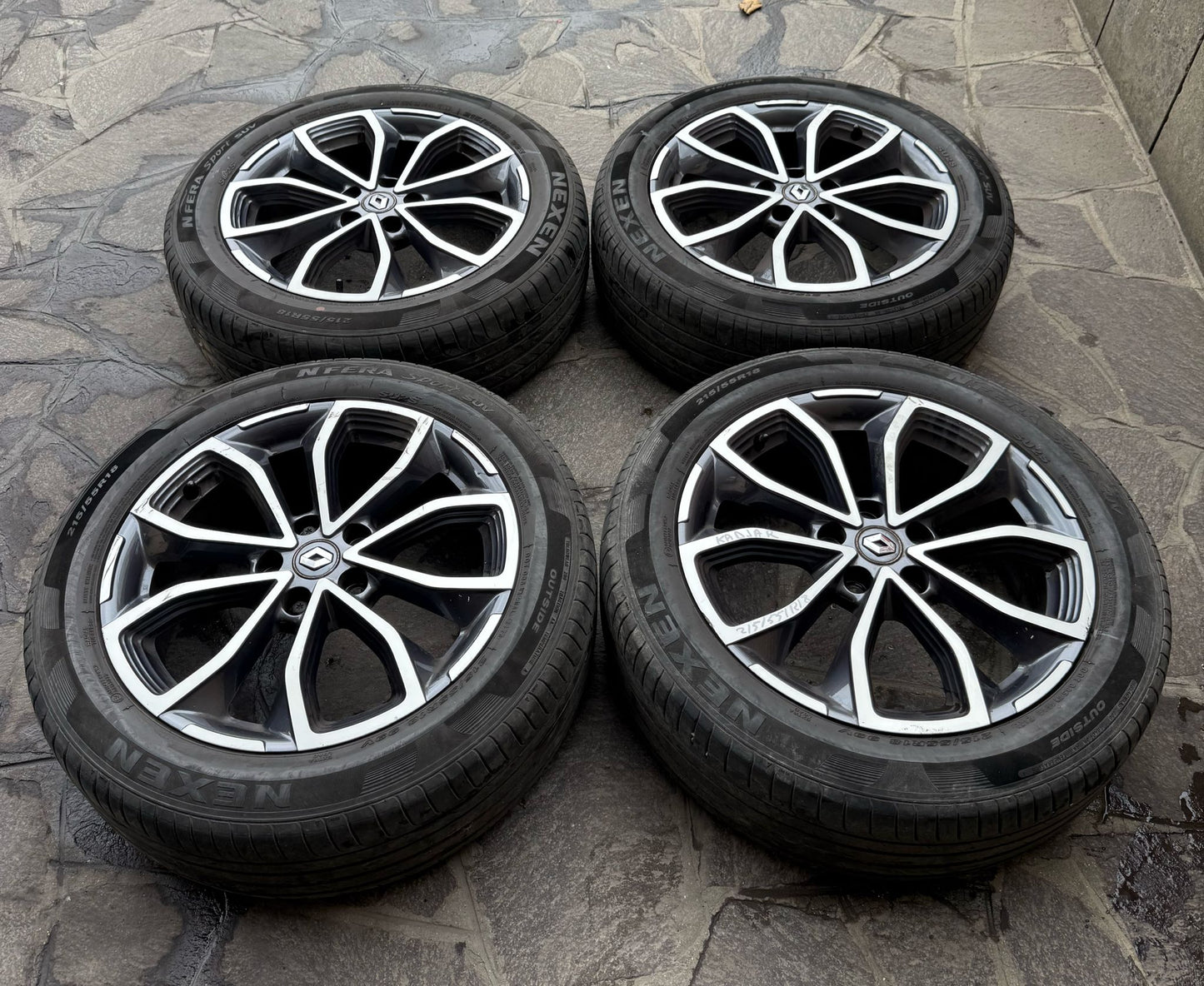 CERCHI IN LEGA RENAULT KADJAR 2017 MISURA:215/55R18 GOMME:80%