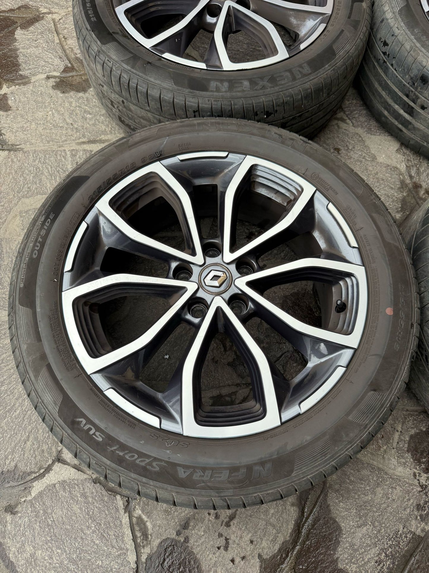 CERCHI IN LEGA RENAULT KADJAR 2017 MISURA:215/55R18 GOMME:80%