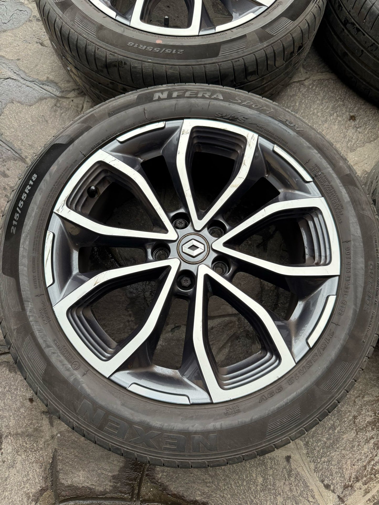 CERCHI IN LEGA RENAULT KADJAR 2017 MISURA:215/55R18 GOMME:80%