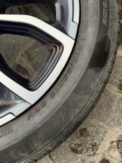 CERCHI IN LEGA RENAULT KADJAR 2017 MISURA:215/55R18 GOMME:80%