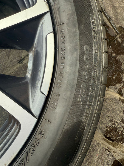 CERCHI IN LEGA RENAULT KADJAR 2017 MISURA:215/55R18 GOMME:80%