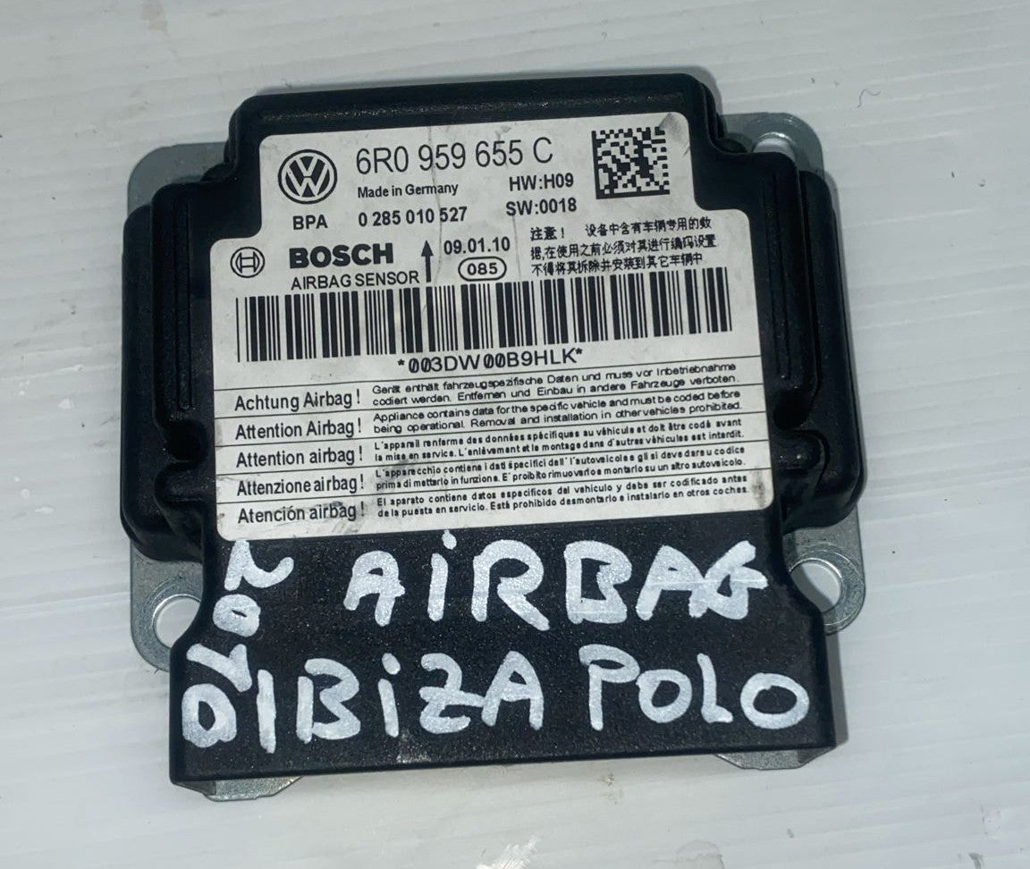 CENTRALINA AIRBAG VW POLO/SEAT IBIZA/SKODA FABIA 2009-2017 6R0959655C BOSCH