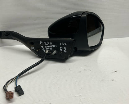 SPECCHIETTO RETROVISORE DESTRO PEUGEOT 208 2013> 9 PIN (2 SPINOTTI 3+6)