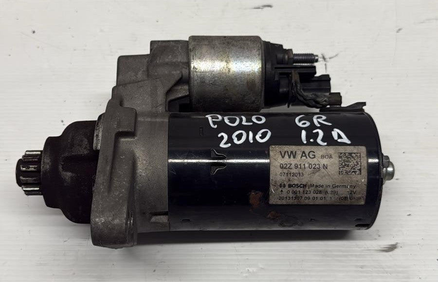 MOTORINO AVVIAMENTO VOLKSWAGEN POLO 2010 1.2 DIESEL CODICE:02Z911023N