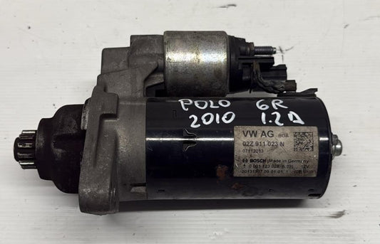 MOTORINO AVVIAMENTO VOLKSWAGEN POLO 2010 1.2 DIESEL CODICE:02Z911023N