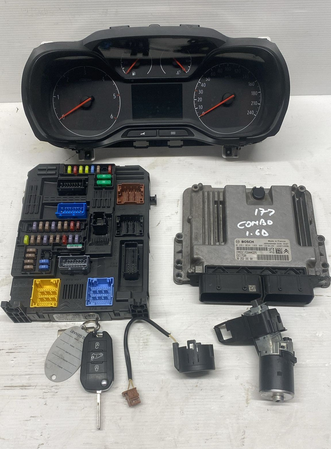 KIT ACCENSIONE AVVIAMENTO OPEL COMBO 1.6 D 17>