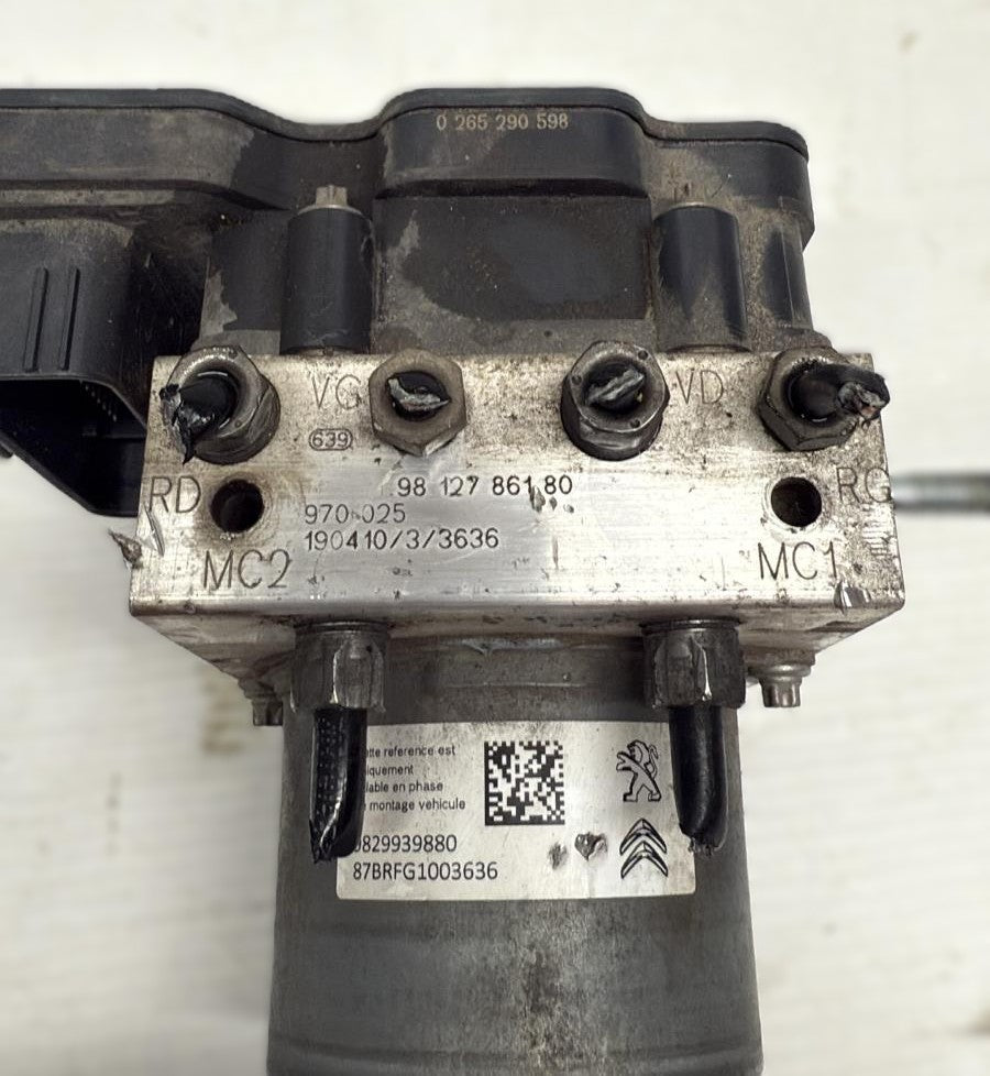 POMPA CENTRALINA ABS OPEL COMBO 2018 1.6 DIESEL BH02 CODICE:9812786180