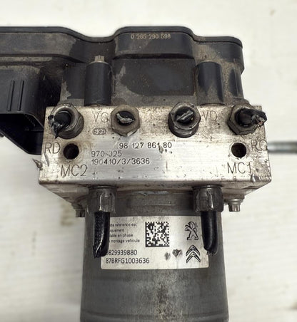 POMPA CENTRALINA ABS OPEL COMBO 2018 1.6 DIESEL BH02 CODICE:9812786180