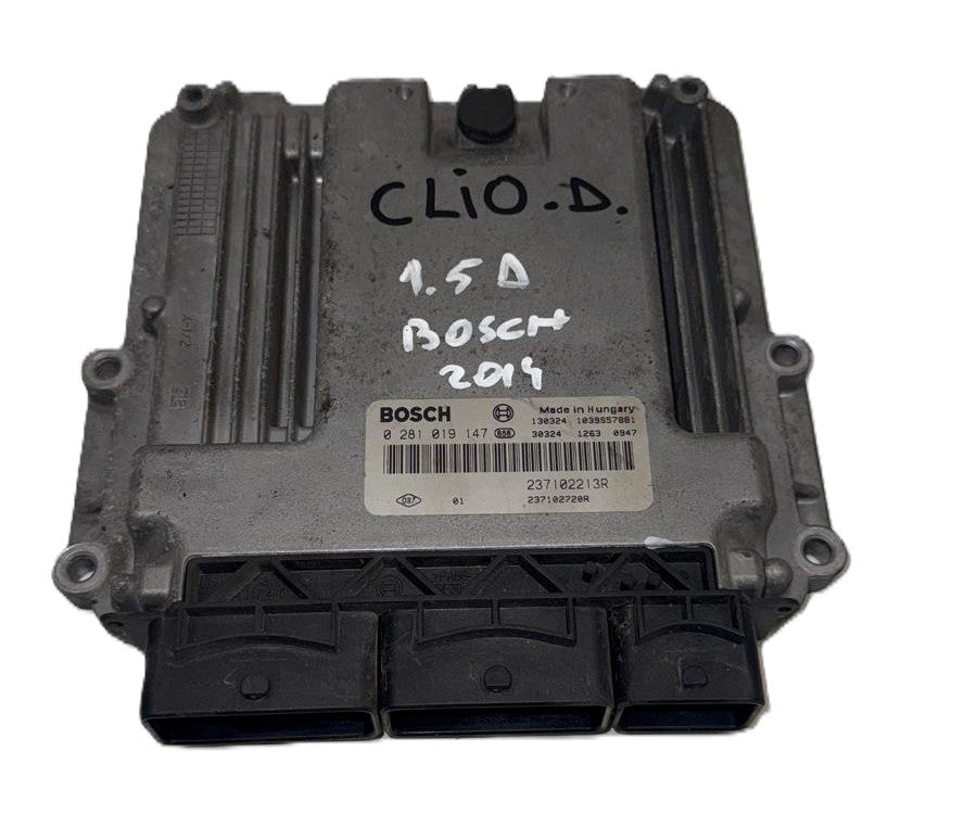 CENTRALINA MOTORE ECU  RENAULT CLIO SERIE IV CODICE:237102213R DIESEL (12-19)
