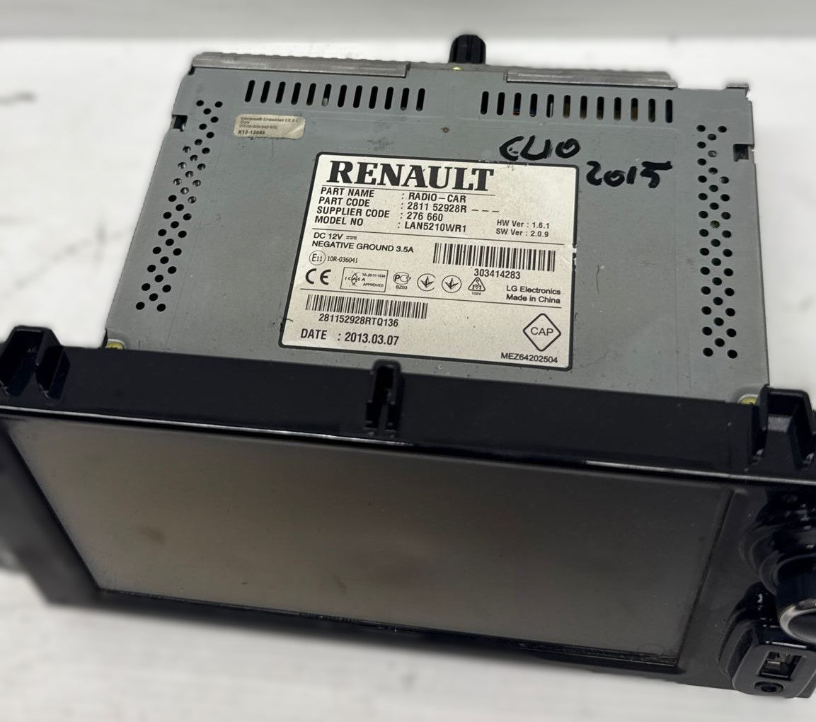 STEREO DISPLAY RENAULT CLIO 2015