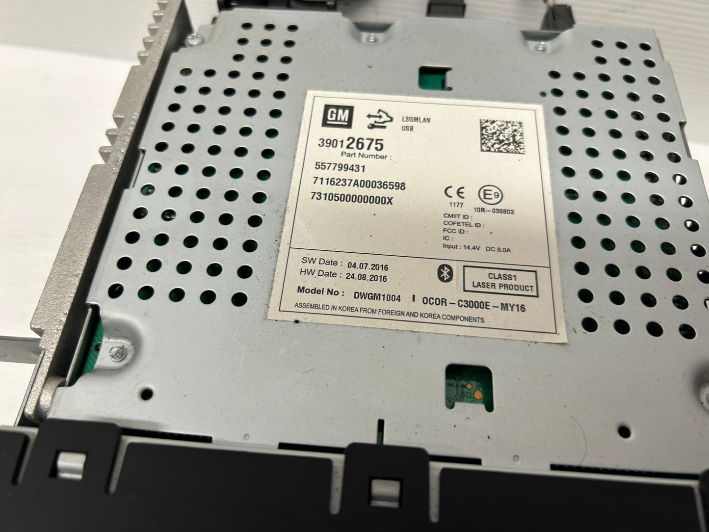 CD AUTORADIO OPEL CORSA E CODICE:DWGM1004