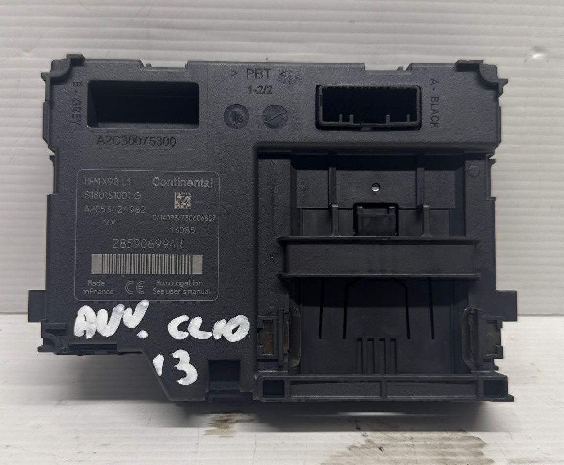 CENTRALINA LETTORE SCHEDA RENAULT CLIO IV (SENZA CHIAVE) CODICE: 285906994R