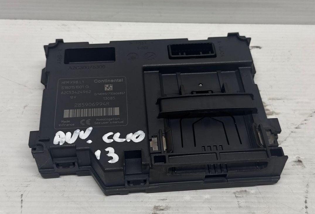 CENTRALINA LETTORE SCHEDA RENAULT CLIO IV (SENZA CHIAVE) CODICE: 285906994R