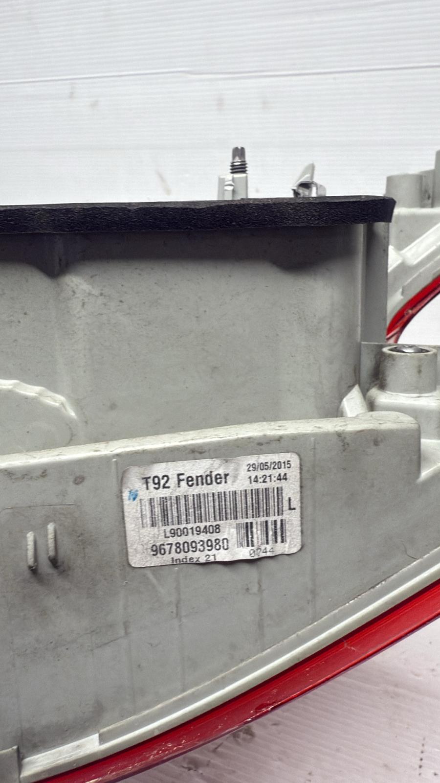 STOP FANALE LED POSTERIORE ESTERNO SINISTRO SW PEUGEOT 308 2015