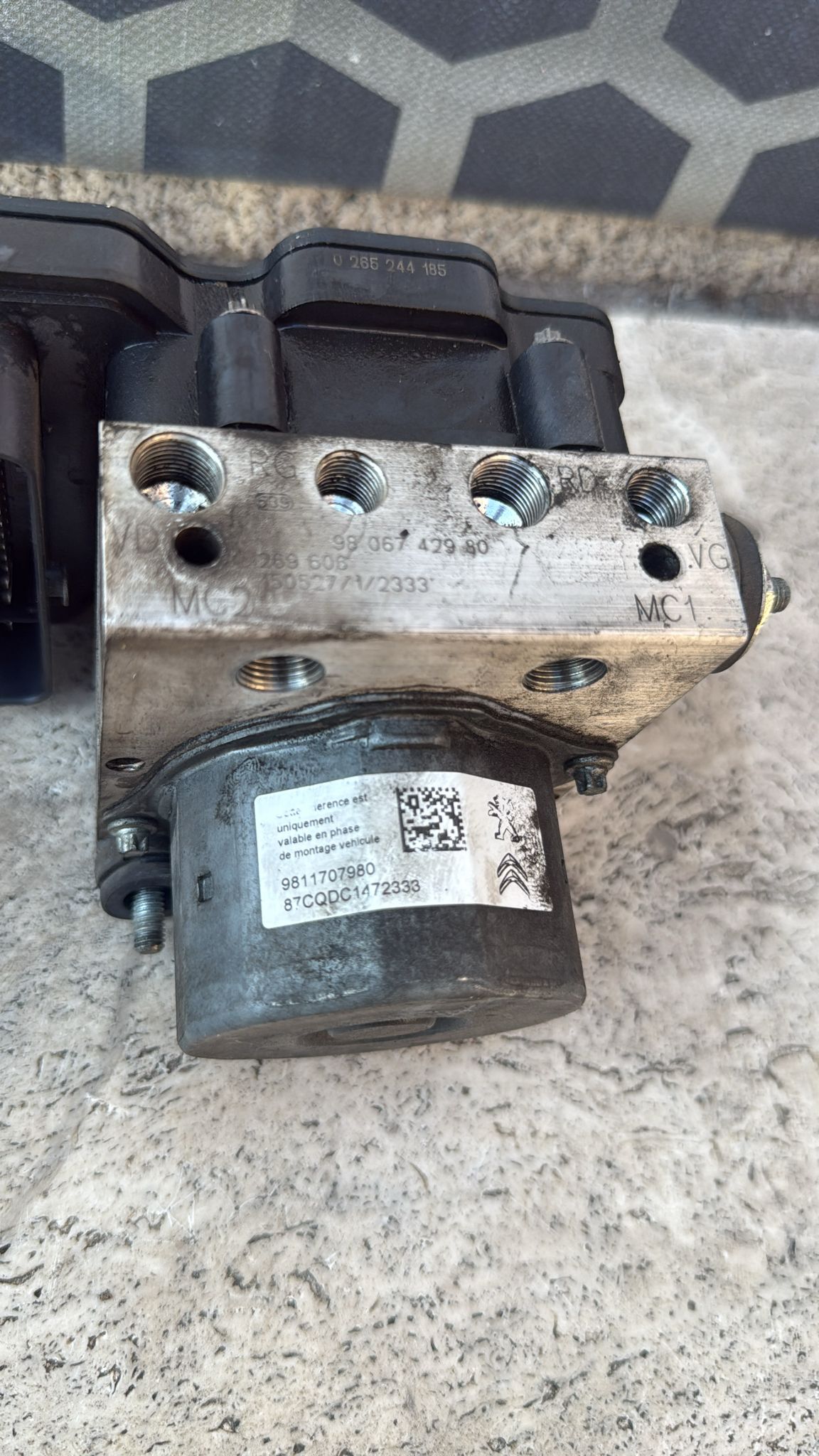 ABS PEUGEOT 308\CITROEN C4 2015 2.0 DIESEL CODICE:9811707980