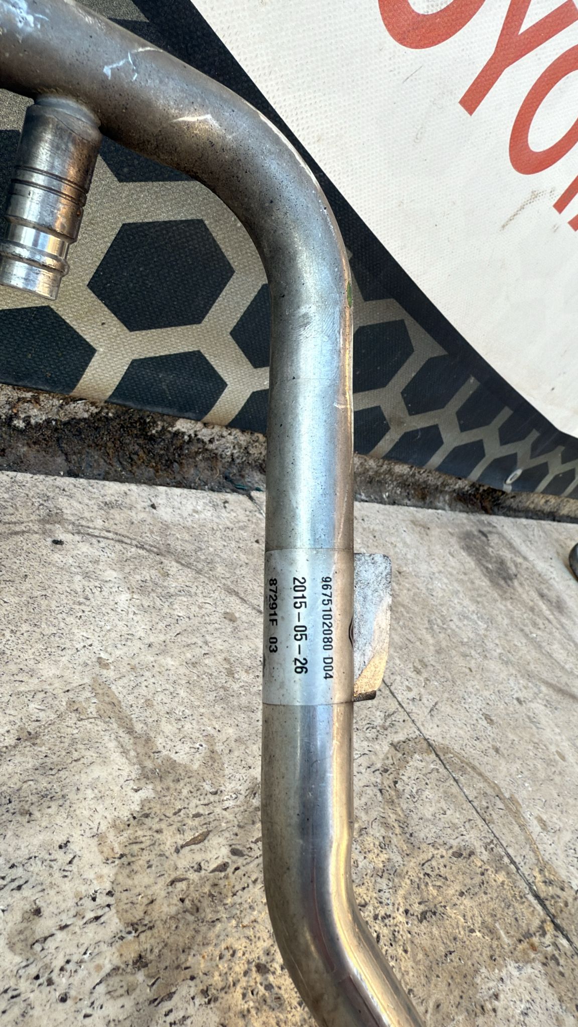 TUBO ARIA CONDIZIONATA PEUGEOT 308 2015 2 SERIE CODICE:9675102080